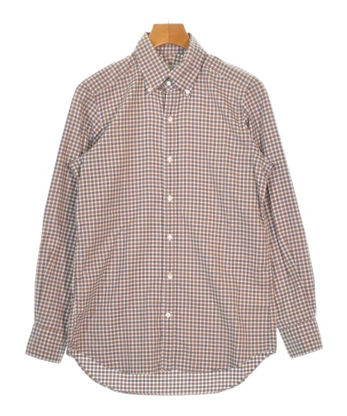 TOMORROWLAND(トゥモローランド)カジュアルシャツ 茶 サイズ:39(M位)/2200674305052