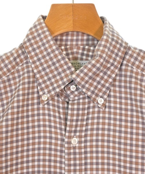 TOMORROWLAND（トゥモローランド）カジュアルシャツ 茶 サイズ:39(M位) メンズ/2200674305052