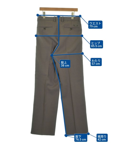 TOMORROWLAND（トゥモローランド）スラックス 茶 サイズ:S メンズ/2200675299039