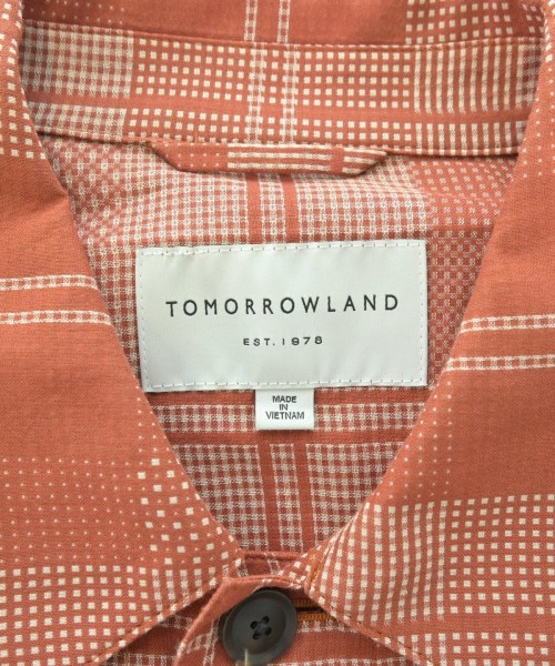 TOMORROWLAND（トゥモローランド）カジュアルシャツ オレンジ サイズ:S メンズ/2200675999076