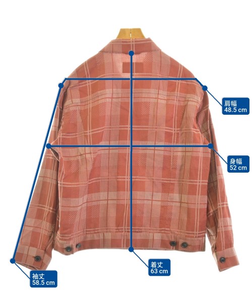 TOMORROWLAND（トゥモローランド）カジュアルシャツ オレンジ サイズ:S メンズ/2200675999076