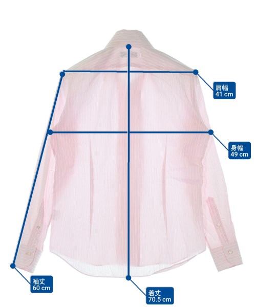 TOMORROWLAND（トゥモローランド）カジュアルシャツ ピンク サイズ:S メンズ/2200677535074