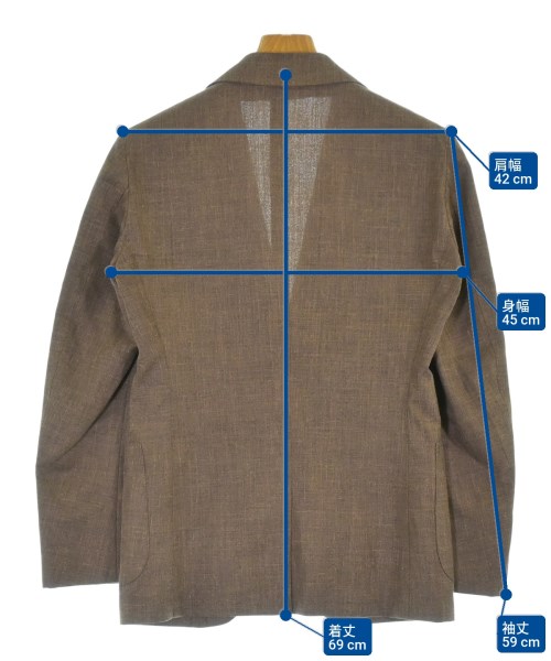 TOMORROWLAND（トゥモローランド）カジュアルジャケット 茶 サイズ:-(M位) メンズ/2200677535210