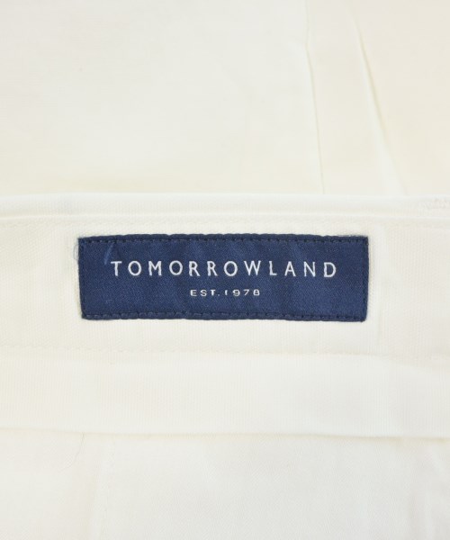 TOMORROWLAND（トゥモローランド）スラックス 白 サイズ:48(M位) メンズ/2200679101093