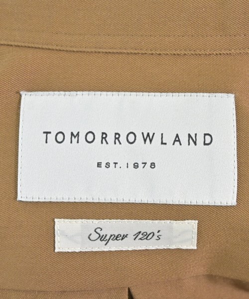 TOMORROWLAND（トゥモローランド）カジュアルシャツ 茶 サイズ:XS メンズ/2200678724033