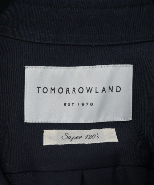 TOMORROWLAND（トゥモローランド）カジュアルシャツ 紺 サイズ:XS メンズ/2200695203078