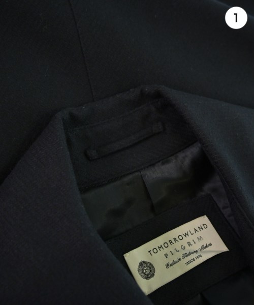 TOMORROWLAND（トゥモローランド）ステンカラーコート 紺 サイズ:48(M位) メンズ/2200654229019