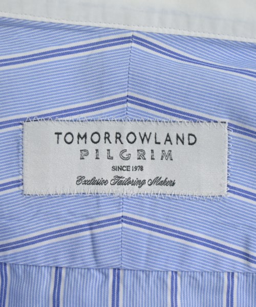 TOMORROWLAND（トゥモローランド）ドレスシャツ 青 サイズ:39(M位) メンズ/2200651611121