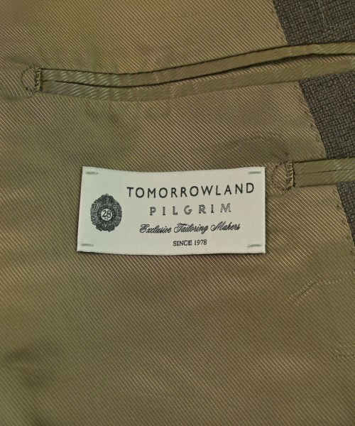 TOMORROWLAND（トゥモローランド）テーラードジャケット 茶 サイズ:48(M位) メンズ/2200656735068