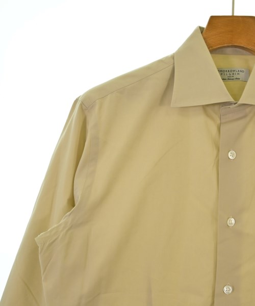 TOMORROWLAND（トゥモローランド）ドレスシャツ ベージュ サイズ:40(L位) メンズ/2200656735181