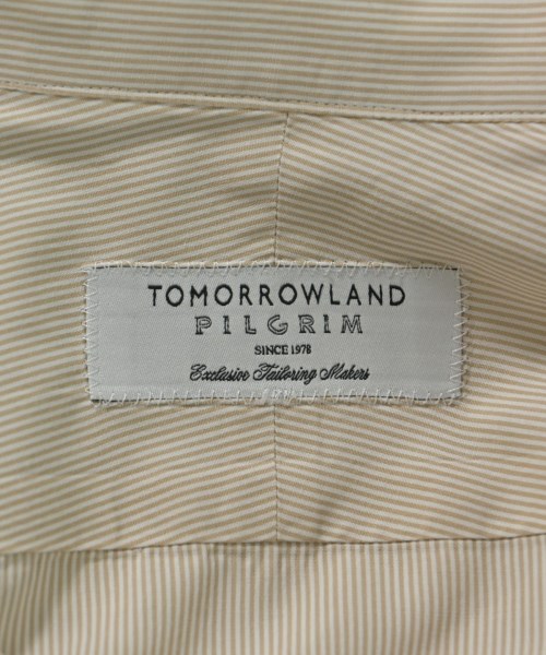 TOMORROWLAND（トゥモローランド）ドレスシャツ ベージュ サイズ:41(XL位) メンズ/2200656735204
