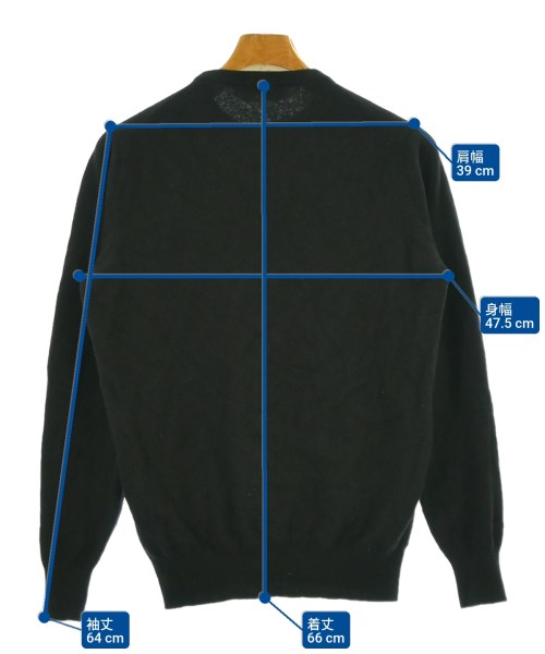 TOMORROWLAND（トゥモローランド）ニット・セーター 黒 サイズ:S メンズ/2200658485169