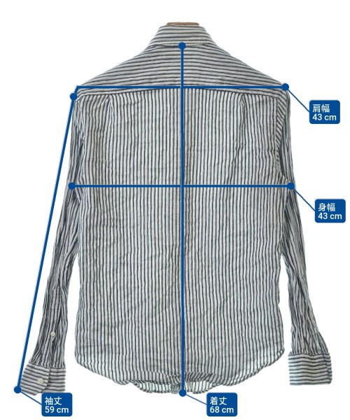 TOMORROWLAND（トゥモローランド）カジュアルシャツ 白 サイズ:XS メンズ/2200658485213