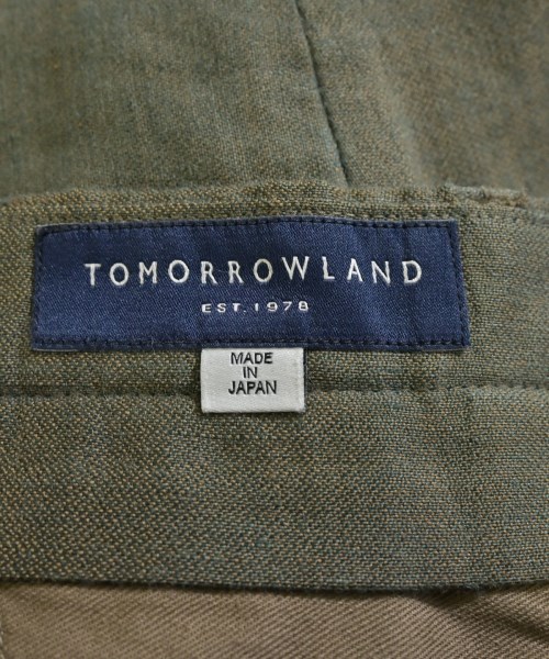 TOMORROWLAND（トゥモローランド）スラックス カーキ サイズ:44(XS位) メンズ/2200660873091