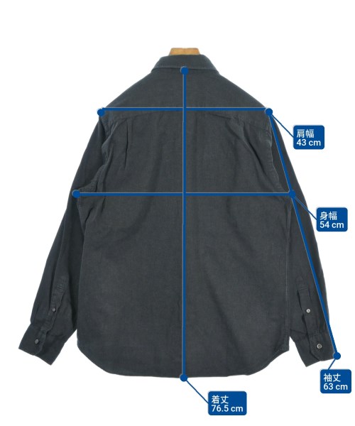 TOMORROWLAND（トゥモローランド）カジュアルシャツ 黒 サイズ:L メンズ/2200661969038