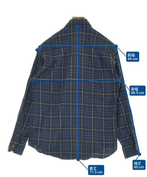 TOMORROWLAND（トゥモローランド）カジュアルシャツ 青 サイズ:S メンズ/2200662190189