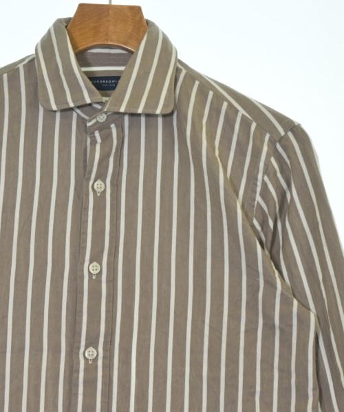 TOMORROWLAND（トゥモローランド）カジュアルシャツ 茶 サイズ:XS メンズ/2200662190196