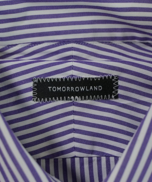 TOMORROWLAND（トゥモローランド）ドレスシャツ 紫 サイズ:38(S位) メンズ/2200712747219