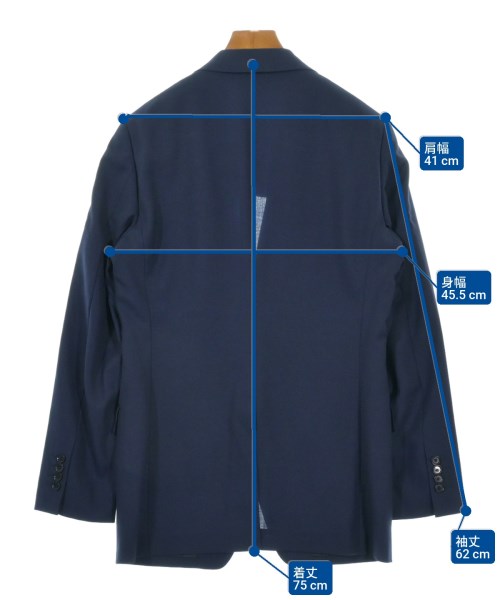 TOMORROWLAND（トゥモローランド）テーラードジャケット 紺 サイズ:48(M位) メンズ/2200645192124