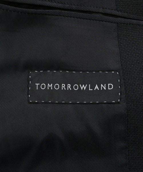 TOMORROWLAND（トゥモローランド）テーラードジャケット 黒 サイズ:46(S位) メンズ/2200646440019
