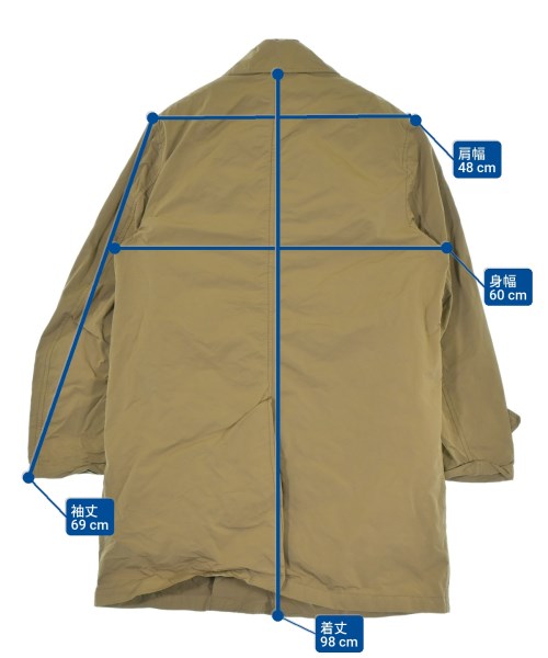 TOMORROWLAND（トゥモローランド）ステンカラーコート ベージュ サイズ:M メンズ/2200647975114