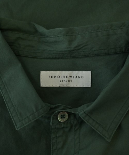 TOMORROWLAND（トゥモローランド）カジュアルシャツ 緑 サイズ:L メンズ/2200649007080