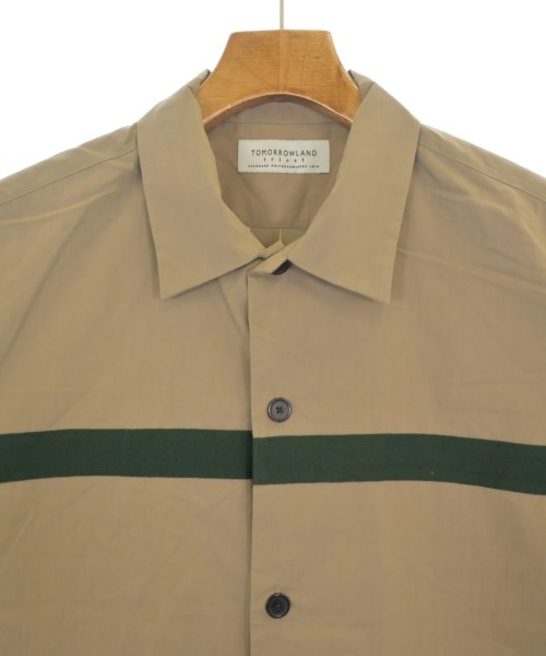 TOMORROWLAND（トゥモローランド）カジュアルシャツ ベージュ サイズ:M メンズ/2200635290045