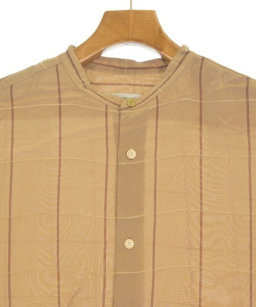 TOMORROWLAND（トゥモローランド）カジュアルシャツ ベージュ サイズ:S メンズ/2200635290090