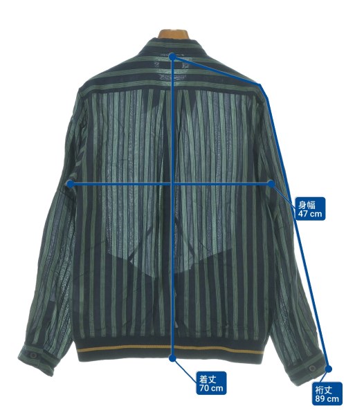 TOMORROWLAND（トゥモローランド）カジュアルシャツ 紺 サイズ:M メンズ/2200635290137