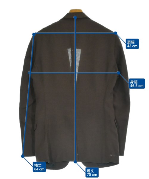 TOMORROWLAND（トゥモローランド）カジュアルジャケット 茶 サイズ:F メンズ/2200641626098