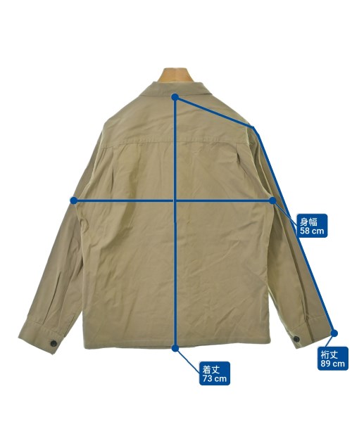 TOMORROWLAND（トゥモローランド）カジュアルシャツ ベージュ サイズ:L メンズ/2200651262101