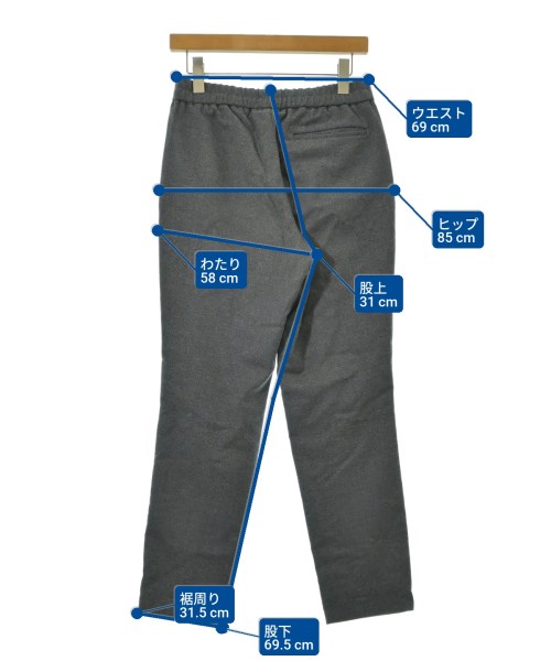 TOMORROWLAND（トゥモローランド）スラックス グレー サイズ:XS メンズ/2200640313074