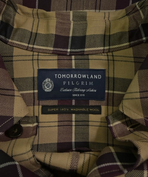 TOMORROWLAND（トゥモローランド）カジュアルシャツ ベージュ サイズ:M メンズ/2200652543018