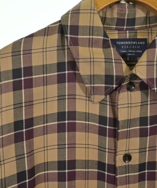 TOMORROWLAND（トゥモローランド）カジュアルシャツ ベージュ サイズ:M メンズ/2200652543018