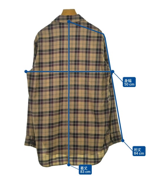 TOMORROWLAND（トゥモローランド）カジュアルシャツ ベージュ サイズ:M メンズ/2200652543018