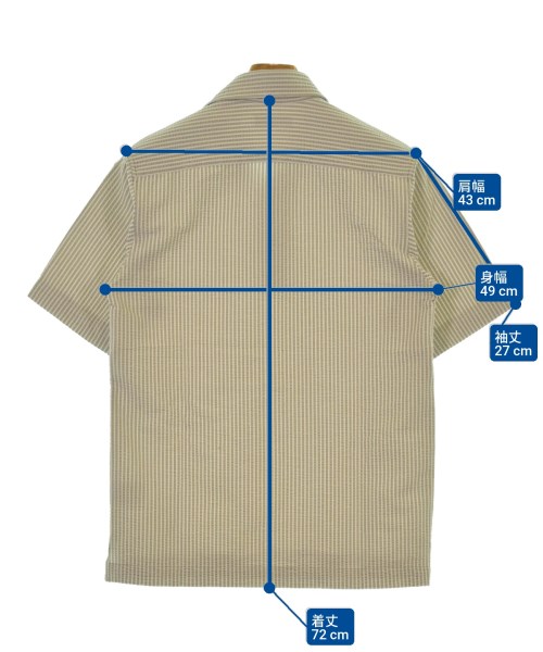 TOMORROWLAND（トゥモローランド）カジュアルシャツ グレー サイズ:XS メンズ/2200652988192