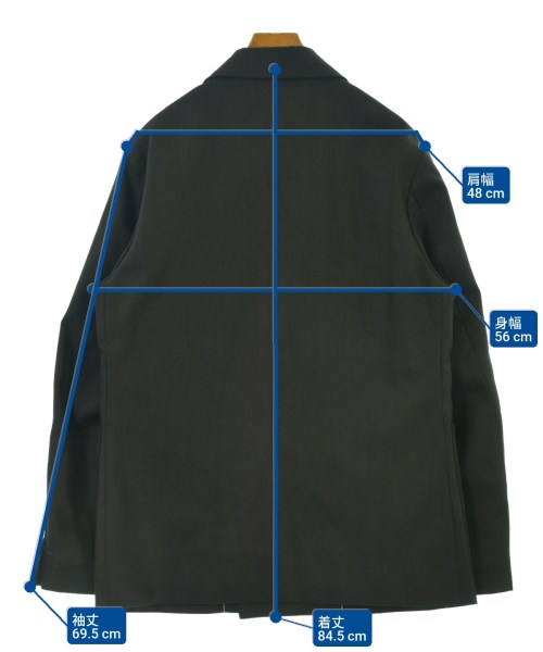 TOMORROWLAND（トゥモローランド）テーラードジャケット 黒 サイズ:M メンズ/2200645518023