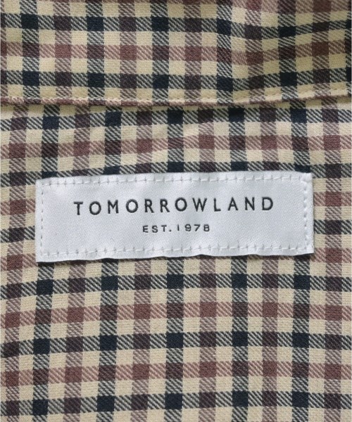 TOMORROWLAND（トゥモローランド）カジュアルシャツ ベージュ サイズ:M メンズ/2200700390038