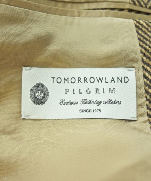TOMORROWLAND（トゥモローランド）テーラードジャケット 茶 サイズ:46(S位) メンズ/2200707775012