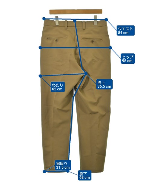 TOMORROWLAND（トゥモローランド）スラックス カーキ サイズ:M メンズ/2200663723256