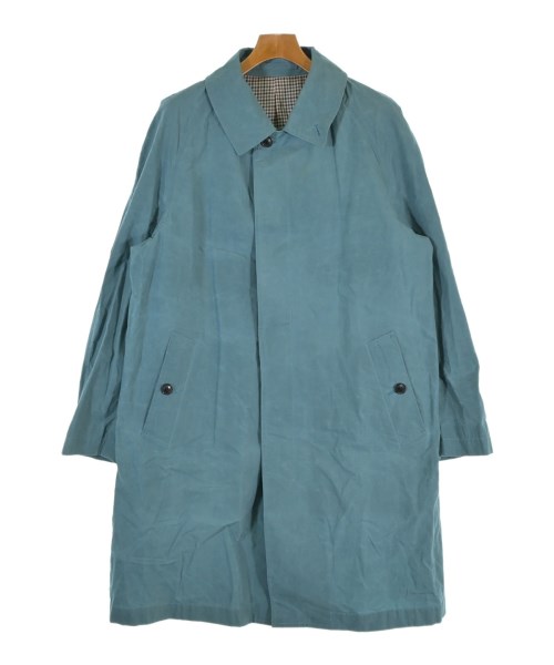 TOMORROWLAND(トゥモローランド)ステンカラーコート 青 サイズ:S/2200664188061