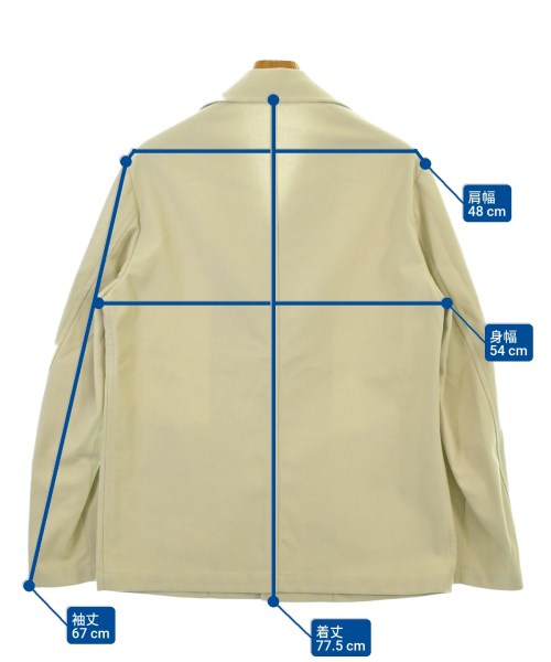 TOMORROWLAND（トゥモローランド）カジュアルジャケット ベージュ サイズ:M メンズ/2200665839016