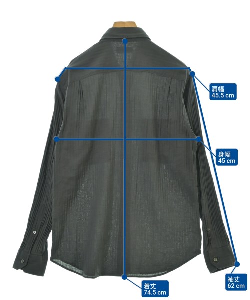 TOMORROWLAND（トゥモローランド）カジュアルシャツ グレー サイズ:M メンズ/2200668311045