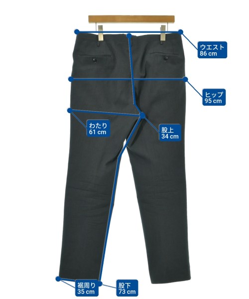 TOMORROWLAND（トゥモローランド）スラックス 黒 サイズ:50(L位) メンズ/2200669153026