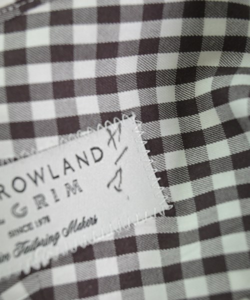 TOMORROWLAND（トゥモローランド）ドレスシャツ 茶 サイズ:43(XXL位) メンズ/2200665760044