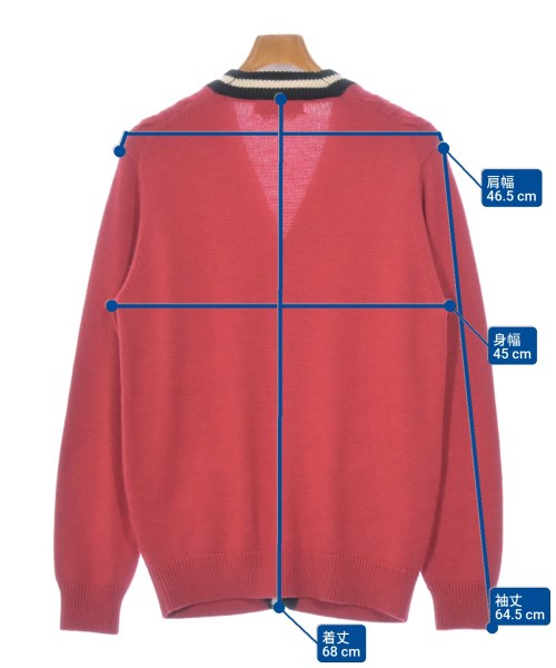 TOMORROWLAND（トゥモローランド）カーディガン 赤 サイズ:S メンズ/2200669376012