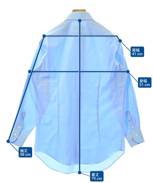 TOMORROWLAND（トゥモローランド）カジュアルシャツ 青 サイズ:38(S位) メンズ/2200671177072