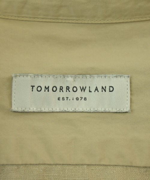 TOMORROWLAND（トゥモローランド）カジュアルシャツ ベージュ サイズ:M メンズ/2200730082040