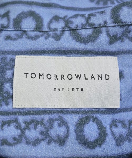 TOMORROWLAND（トゥモローランド）カジュアルシャツ 青 サイズ:S メンズ/2200730840183