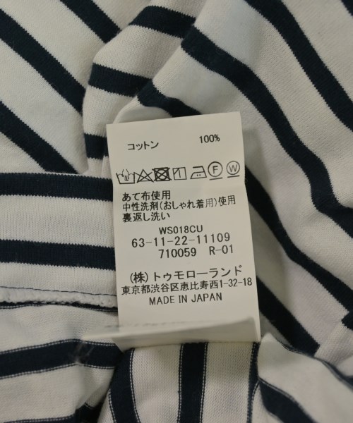 TOMORROWLAND（トゥモローランド）Tシャツ・カットソー 白 サイズ:S メンズ/2200721688039
